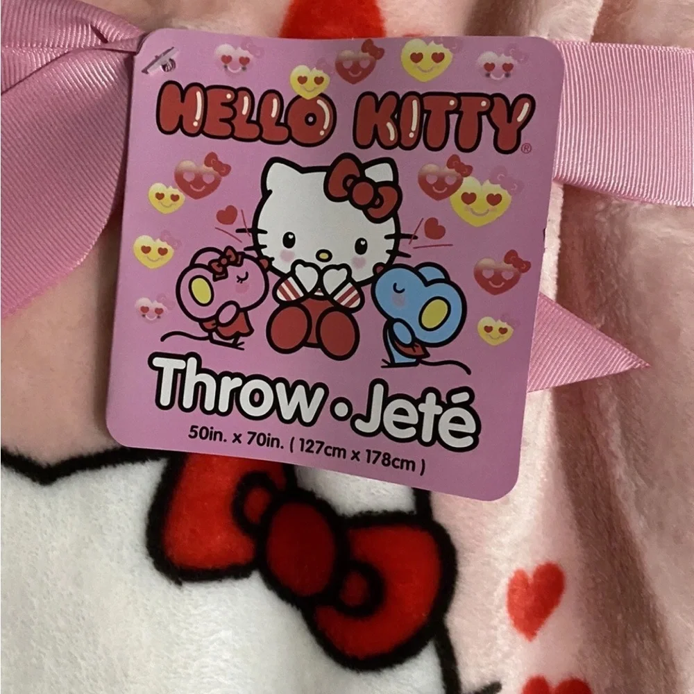 Hello Kitty Happy Valentine’s Throw Blanket
